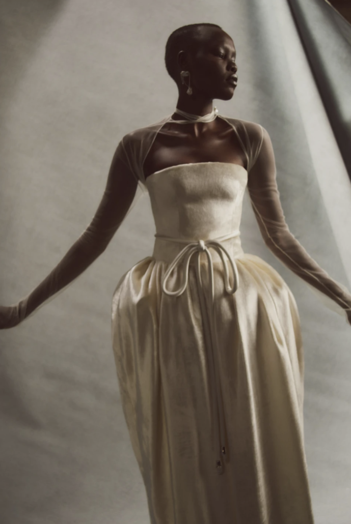 Bridal Designer - Danielle Frankel Wedding Dress - via daniellefrankelstudio.com