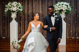 Rebecca and Nelson Wedding - Bride Groom Bouquet Boutonniere - Tribeca Rooftop - Jason Thomas Crocker Photography