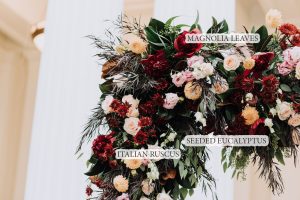 Corinne and Kevin Wedding - Wedding Ceremony Greenery - New York Historical Society - Love In Theory