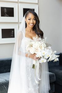 Joye and Scott Wedding - Bridal Portrait Bouquet - Tribeca Rooftop - Rafal Ostrowski Photography