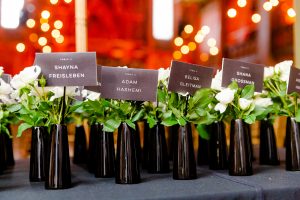 Elana and Greg Wedding - Card Table Detail - Angel Orensanz Foundation - Dave Robbins Photography