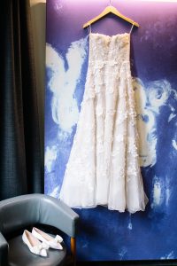 Marisa and Josh Wedding - Gotham Hall - Brides Dress - Emma McDonald Weddings