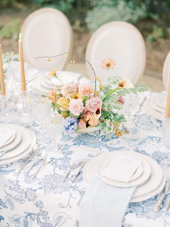 Unique Wedding Table Linen Ideas That Are Anything But Basic by Bride