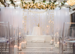 Anna and Michael Wedding - Ceremony Aisle Candles - Catch - Zani and Duwayne Photography
