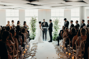 Connie and Jack Wedding - Ceremony Atmosphere Maritime Parc - Elysa Maria Photography
