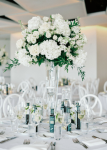 Alexis and AJ Wedding - High Centerpiece - Maritime Parc - Bri Johnson Studios