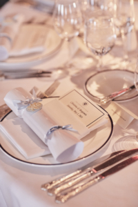 Christina and Ben Wedding - Place Setting - University Club - Christian Oth Studio