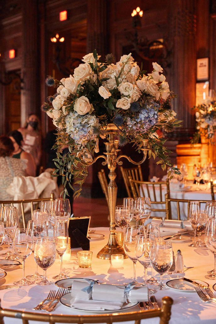 Christina and Ben Wedding - High Centerpiece - University Club - Christian Oth Studio