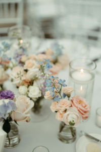Rosie and Jim Wedding - Grouped Arrangement Detail - Brooklyn Botanic Garden - Par La Mer Photography