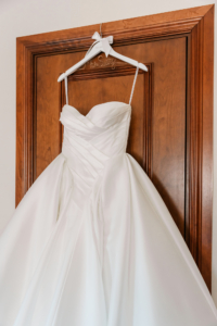 Rebecca and Kevin Wedding - Brides Dress - Tavern on the Green - Lizzie Burger Photography