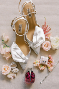 Rebecca and Kevin Wedding - Brides Shoes Jewelry - Tavern on the Green - Lizzie Burger Photography