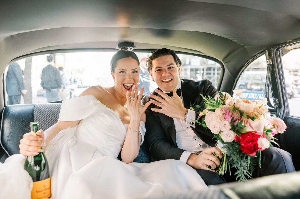 Rebecca and Kevin Wedding - Bride and Groom Portrait - Tavern on the Green - Lizzie Burger Photography
