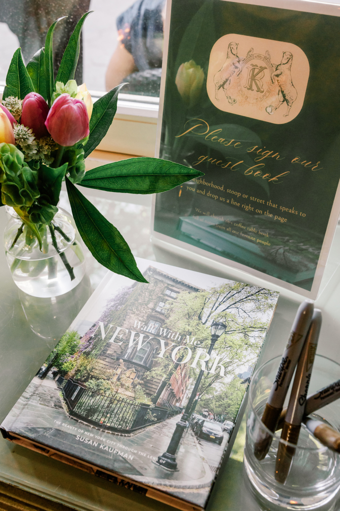 Rebeca and Kevin Wedding - Guest Sign In Book - Tavern on the Green - Lizzie Burger Photography