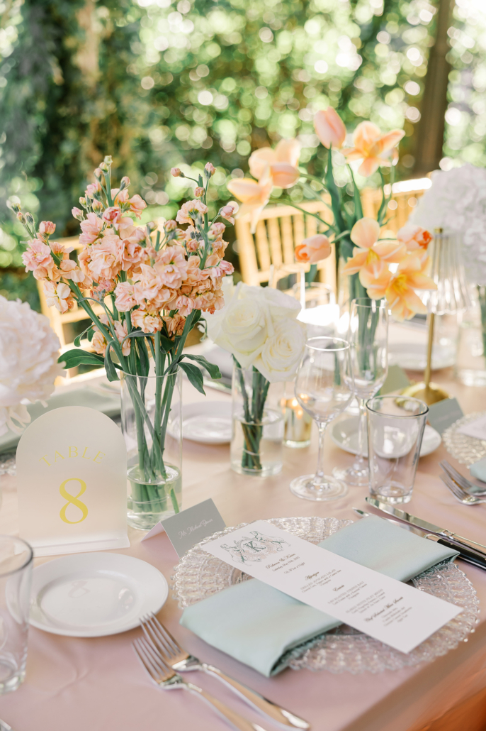 Rebecca and Kevin Wedding - Grouped Arrangements - Tavern on the Green - Lizzie Burger Photography