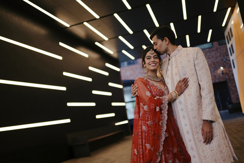 Shifali and Vikram Wedding - Bride and Groom Portrait - Vesper - Tati and Roman Photography