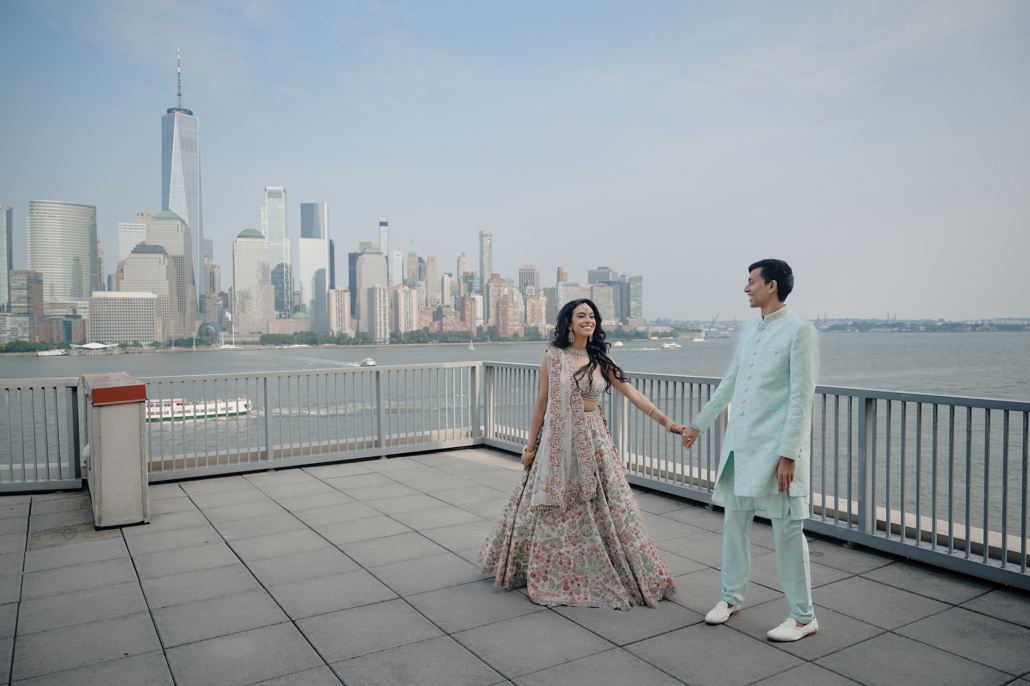 Shifali and Vikram Wedding - Bride and Groom Portrait - Vesper - Tati and Roman Photography