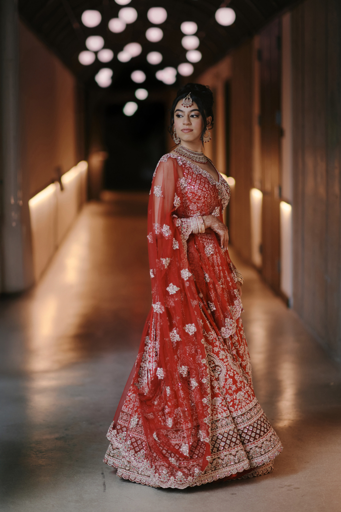 Shifali and Vikram Wedding - Bridal Portrait - Vesper - Tati and Roman Photography