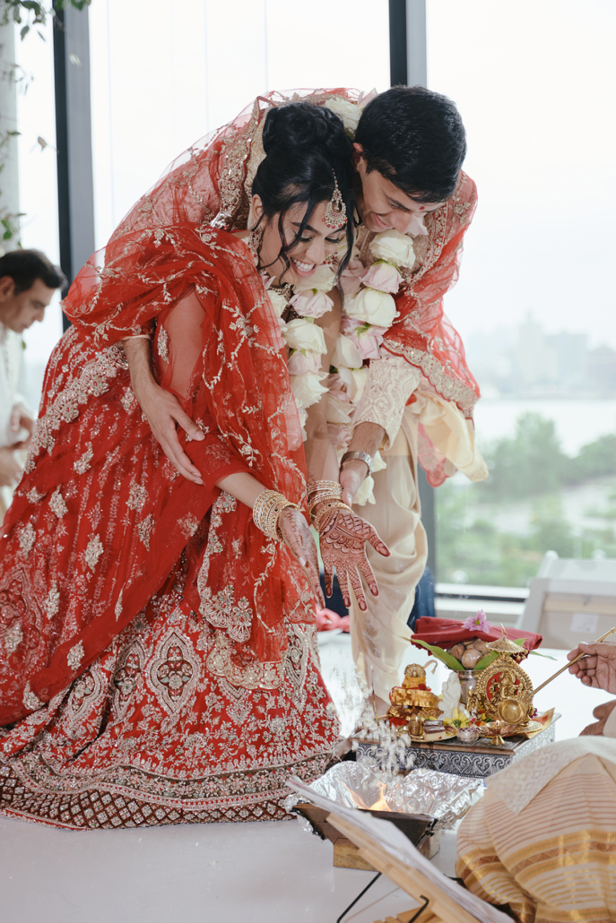 Shifali and Vikram Wedding - Bride and Groom Ceremony - Vesper - Tati and Roman Photography