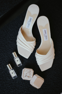 Shifali and Vikram Wedding - Brides Shoes Rings Perfume - Vesper - Tati and Roman Photography