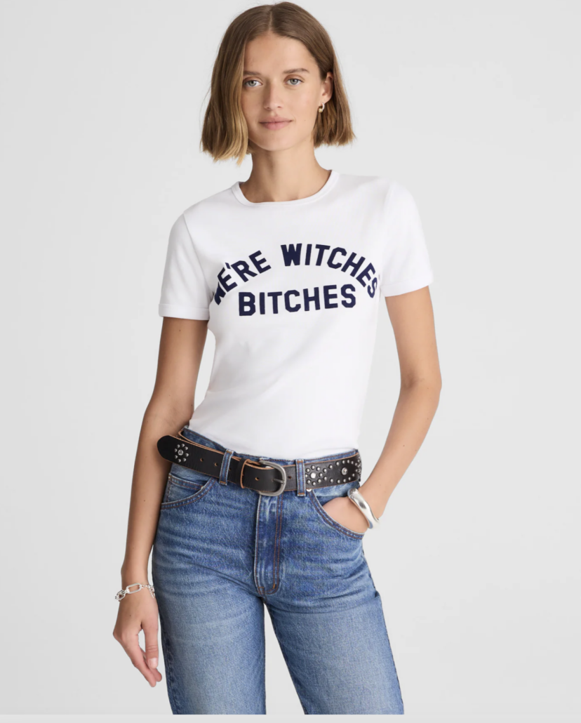 2025 Holiday Gifts for Her - Alexa Chung for Madewell We're Witches Tee - via madewell.com