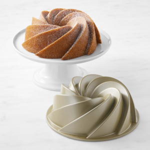 2025 Holiday Gifts for Her - Nordic Ware Nonstick Cast Aluminum Heritage Bundt Pan - via williams-sonoma.com