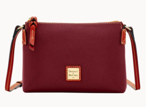 2025 Holiday Gifts for Her - Pebble Grain Crossbody Pouchette - via dooney.com