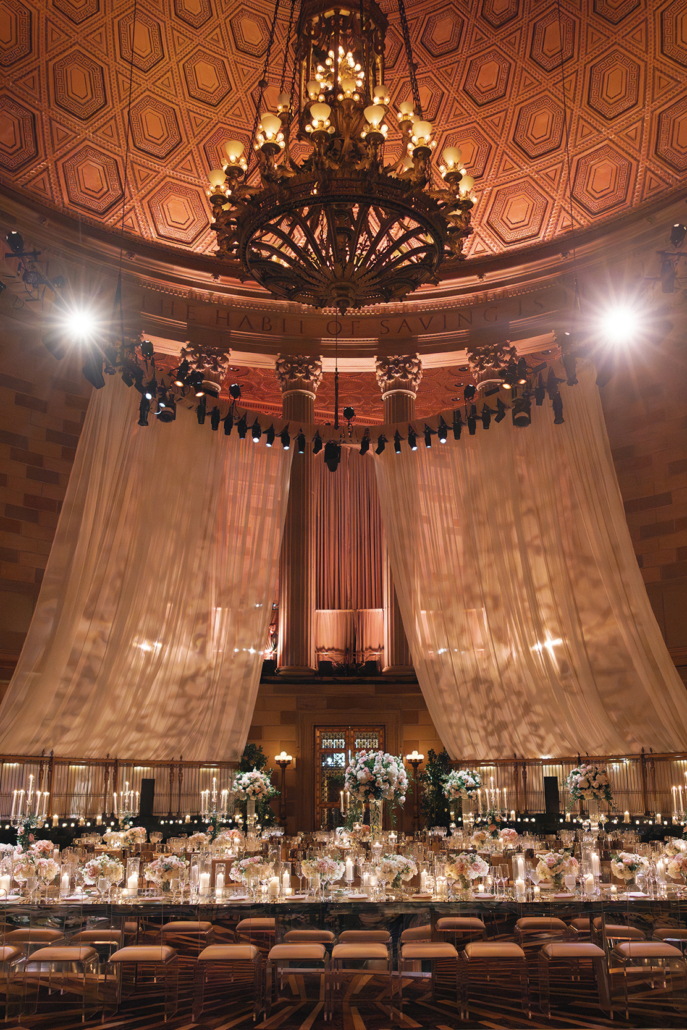 Reception Atmosphere Tablescape - Gotham Hall - Anni Graham