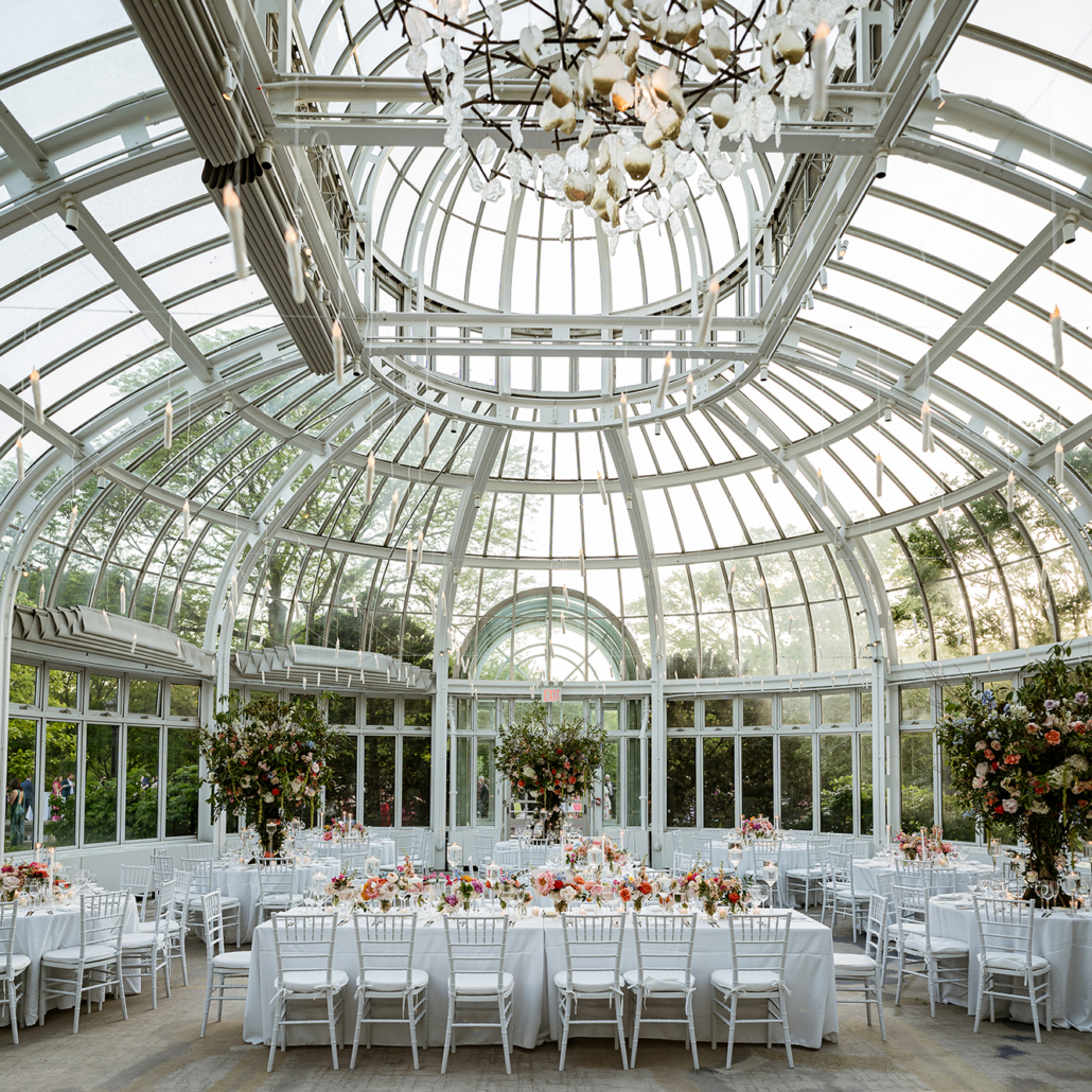 Kelsey and Alex Wedding - Reception Atmosphere Tablescape - Brooklyn Botanic Garden - Cappy Hotchkiss Photography
