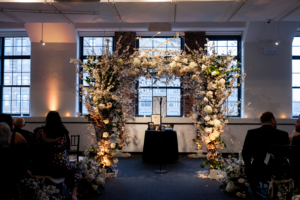 Hannah and Tyler Wedding - Chuppah - Tribeca Rooftop - Danny Weiss Photo
