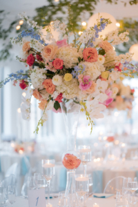 Charlotte and Alex Wedding - High Centerpiece - The Bordone LIC - Susan Shek Photography