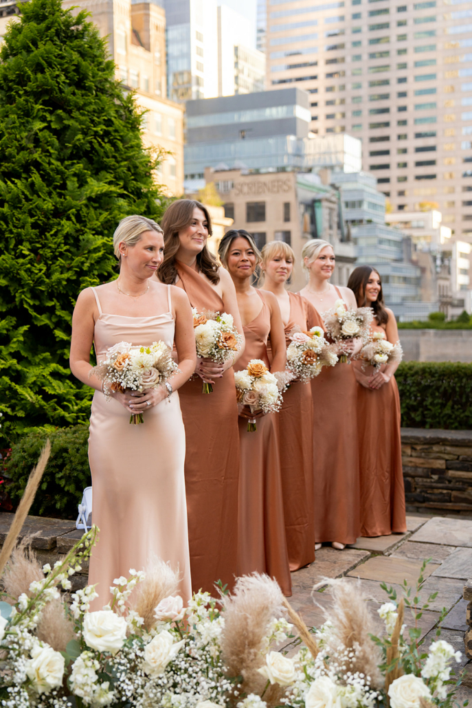 Kristin and Drew Wedding - Bridesmaids Bouquet - 620 Loft and Garden - Aran Quinto