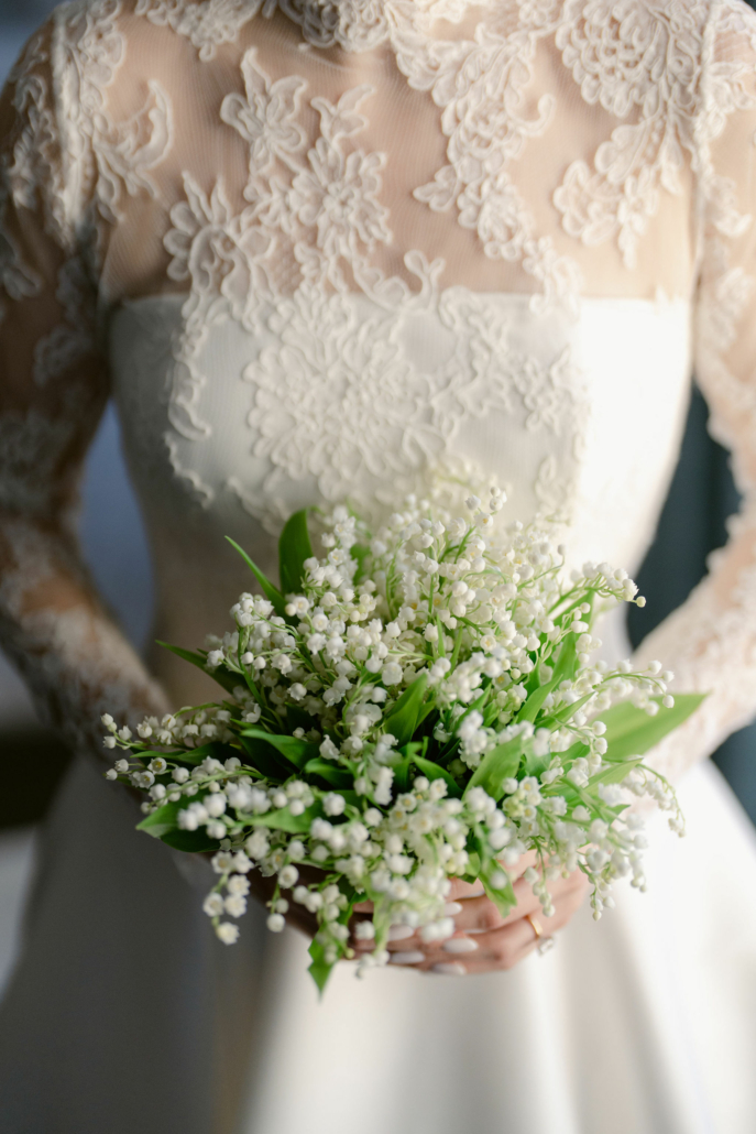 Victoria and Peter Wedding - Brides Bouquet - Harold Pratt House - Fred Marcus Studio
