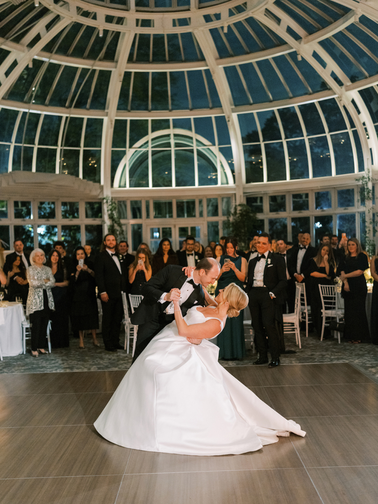 Christina and Mike Wedding - First Dance - Brooklyn Botanic Garden - Sophie Kaye Photography