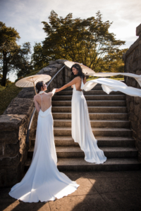 Kate and Alexa Wedding - Bridal Portrait - New York Botanical Garden - Susan Stripling Photography