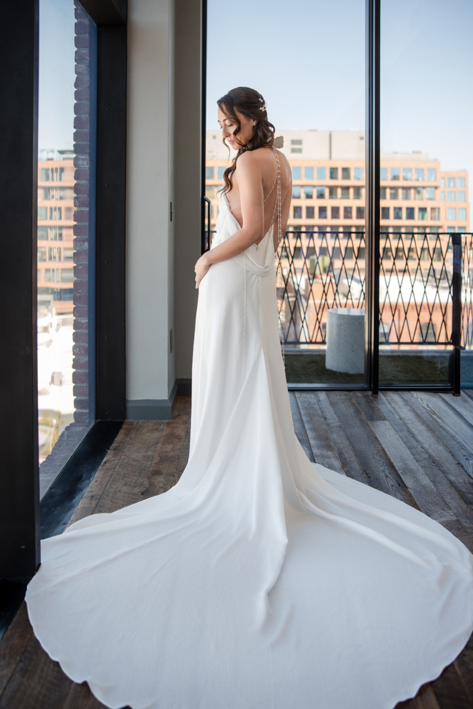 Katie and Alexa Wedding - Bridal Portrait - New York Botanical Garden - Susan Stripling Photography