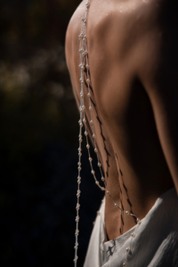 Katie and Alexa Wedding - Wedding Dress Detail - New York Botanical Garden - Susan Stripling Photography