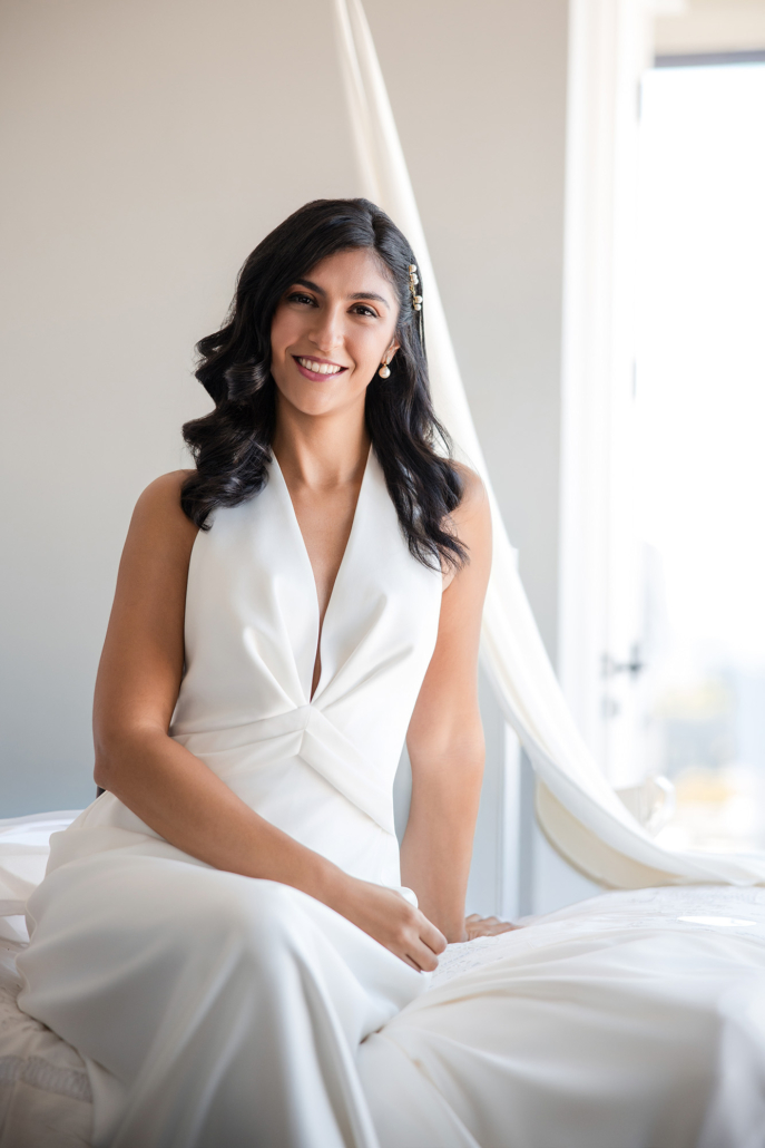 Katie and Alexa Wedding - Bridal Portrait - New York Botanical Garden - Susan Stripling Photography