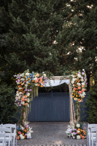 Katie and Alexa Wedding - Chuppah - New York Botanical Garden - Susan Stripling Photography