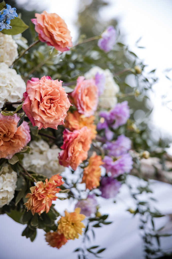 Katie and Alexa Wedding - Chuppah Detail - New York Botanical Garden - Susan Stripling Photography