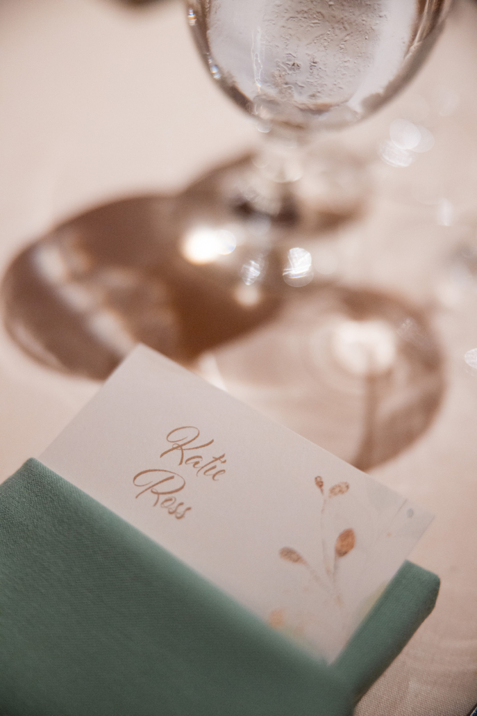 Katie and Alexa Wedding - Custom Menu - New York Botanical Garden - Susan Stripling Photography