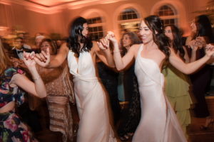 Katie and Alexa Wedding - Brides Dancing - New York Botanical Garden - Susan Stripling Photography