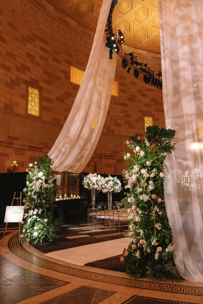 Entrance Gates Arrangements - Gotham Hall - Anni Graham