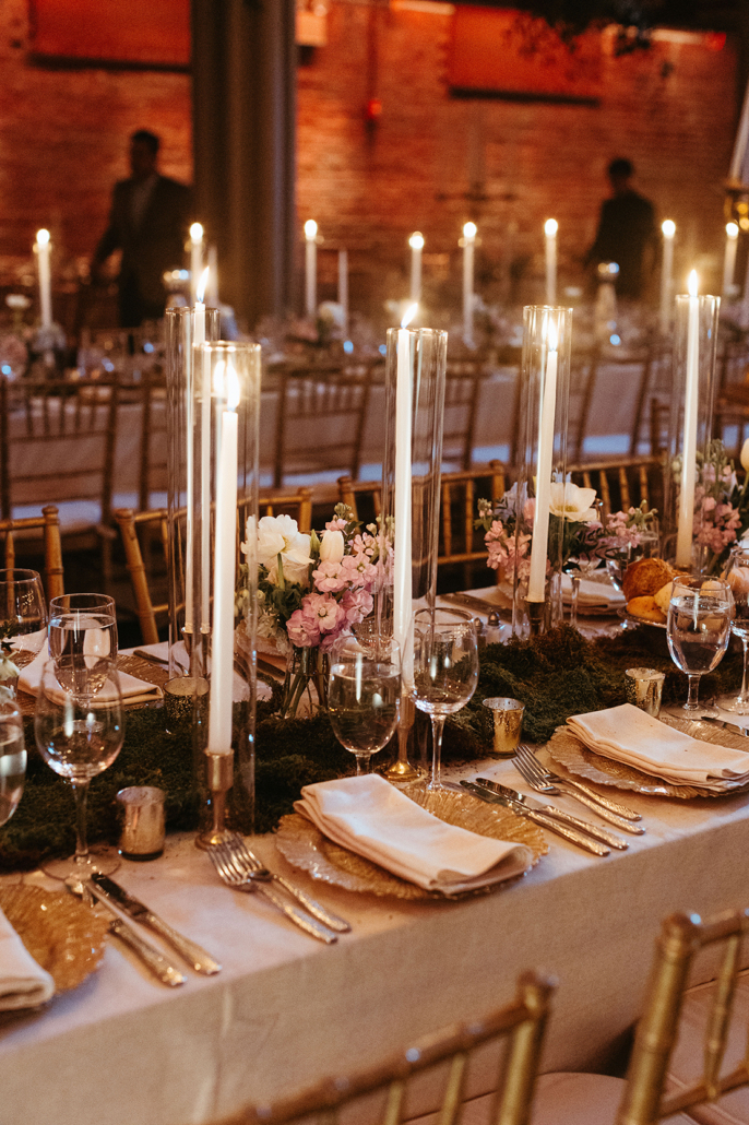 Dani and Jeremy Wedding - Low Centerpiece - Angel Orensanz Foundation - Weddings by Nato