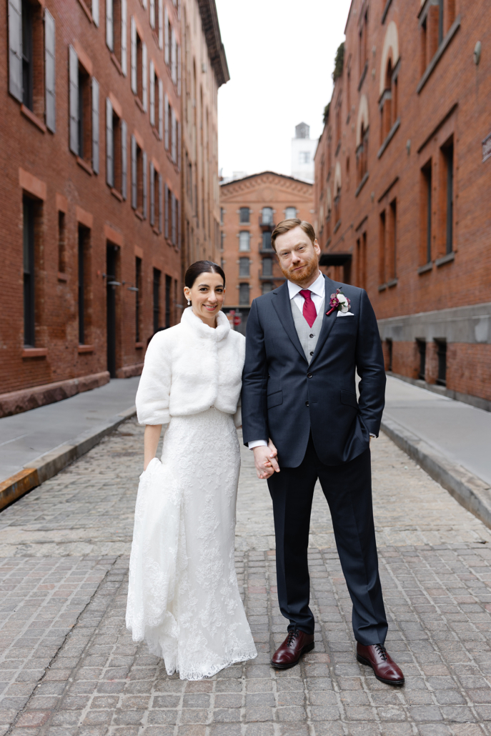 Allison and Brandon Wedding - Bride and Groom Portrait - Tribeca Rooftop 360 - Jaymo Jaymes