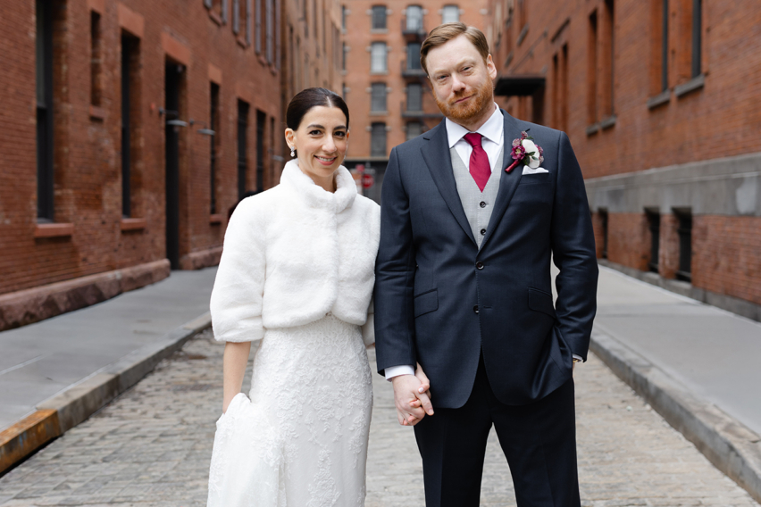 Allison and Brandon Wedding - Bride and Groom Portrait - Tribeca Rooftop 360 - Jaymo James