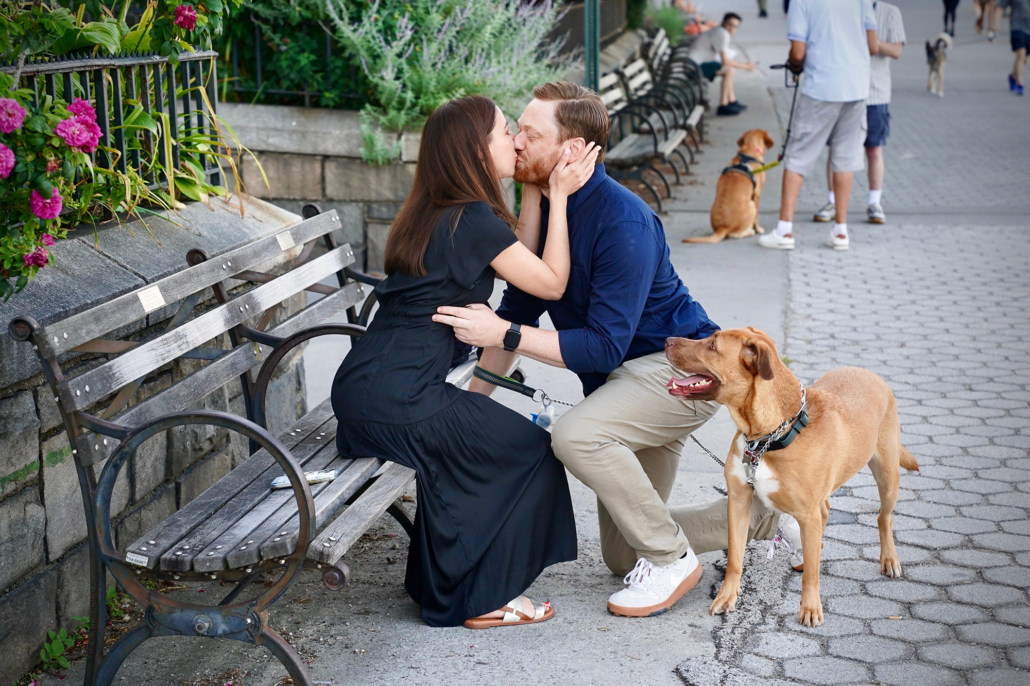 Allison and Brandon Engagement - Tribeca Rooftop 360 - Photo Courtesy of Bride