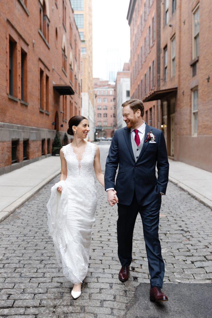Allison and Brandon Wedding - Bride and Groom Portrait - Tribeca Rooftop 360 - Jaymo Jaymes