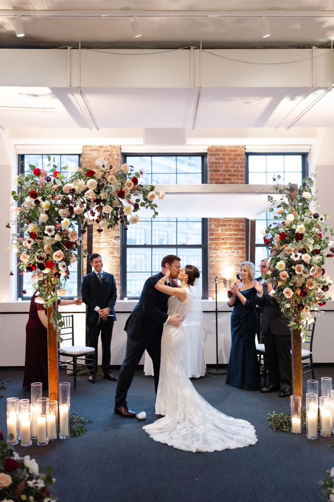 Allison and Brandon Wedding - First Kiss - Tribeca Rooftop 360 - Jaymo Jaymes