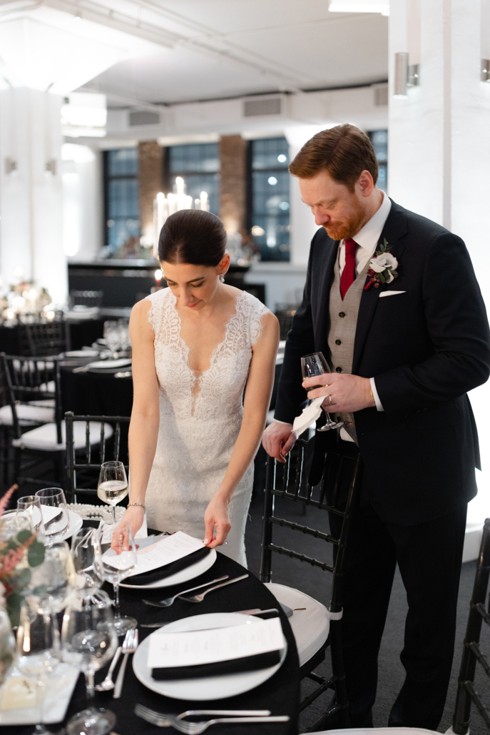 Allison and Brandon Wedding - Bride and Groom Reception First Look - Tribeca Rooftop 360 - Jaymo Jamyes