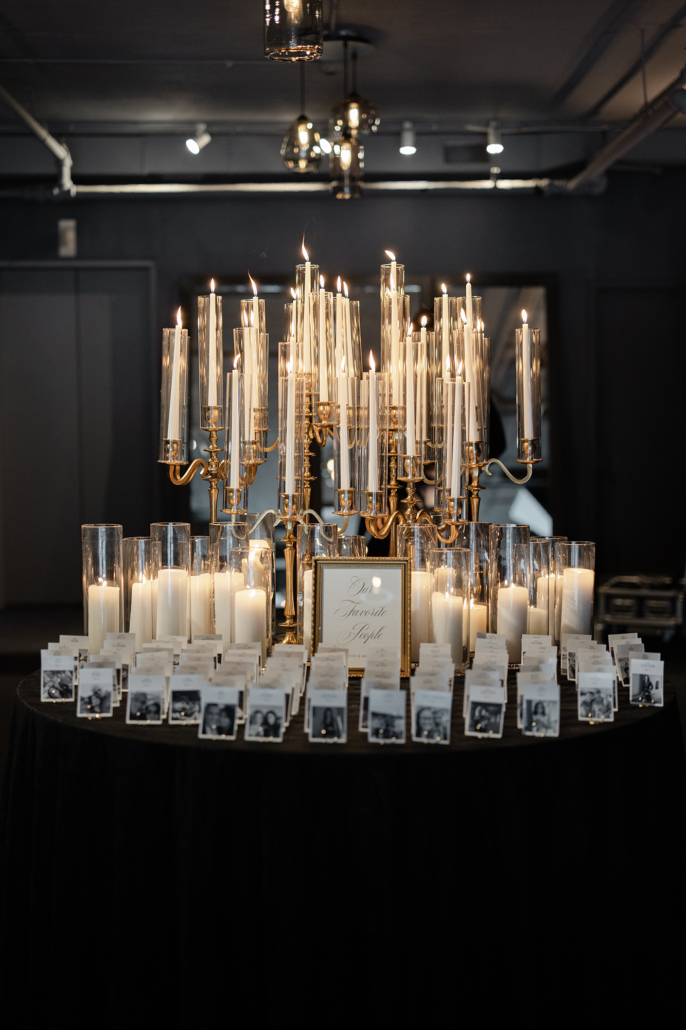 Allison and Brandon Wedding - Card Table Display - Tribeca Rooftop 360 - Jaymo Jaymes